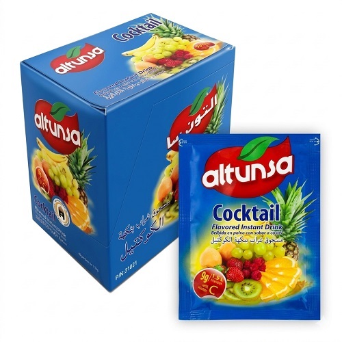 پودر شربت فوری هفت میوه (کوکتل) آلتونسا بسته 24 عددی