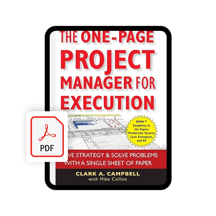 کتاب الکترونیکی The One-Page Project Manager for Execution