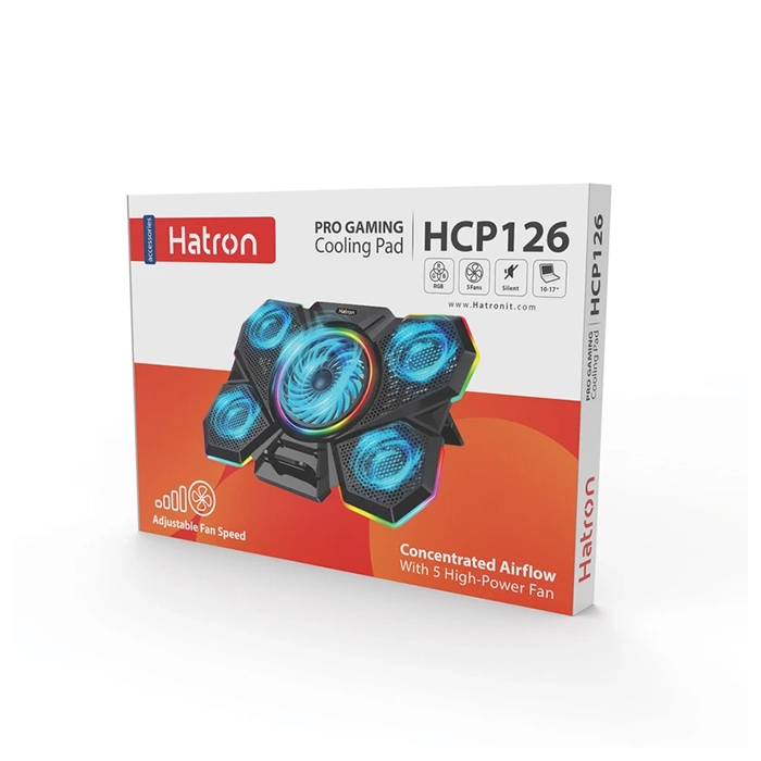پایه خنک کننده لپ تاپ هترون مدل HCP126 — تصویر ۵