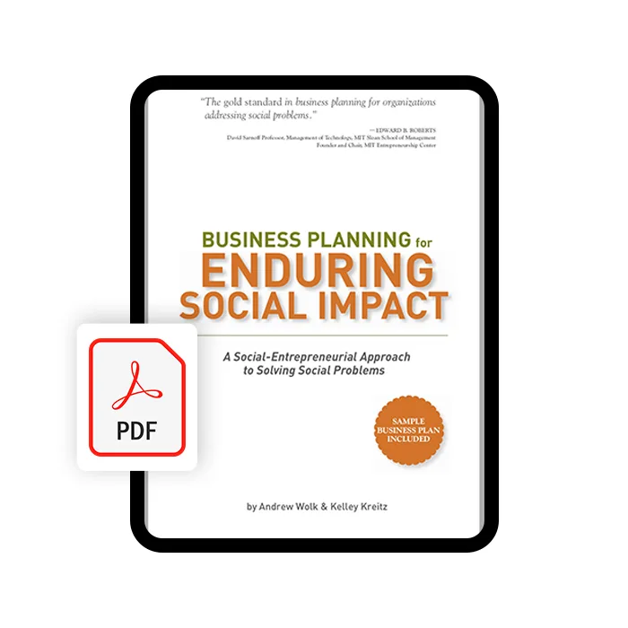 کتاب الکترونیکی Business Planning for Enduring Social Impact