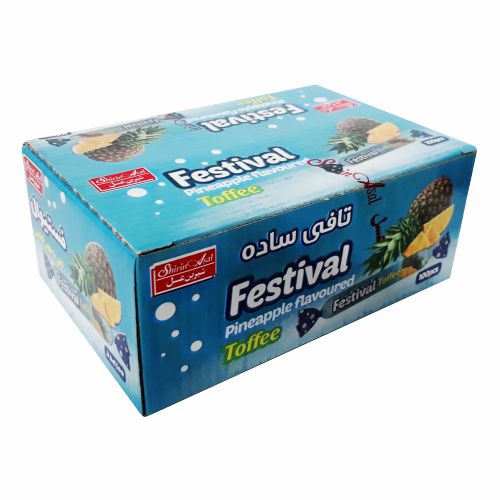 تافی مدادی فستیوال شیرین عسل طعم آناناس بسته 100 عددی — تصویر ۵