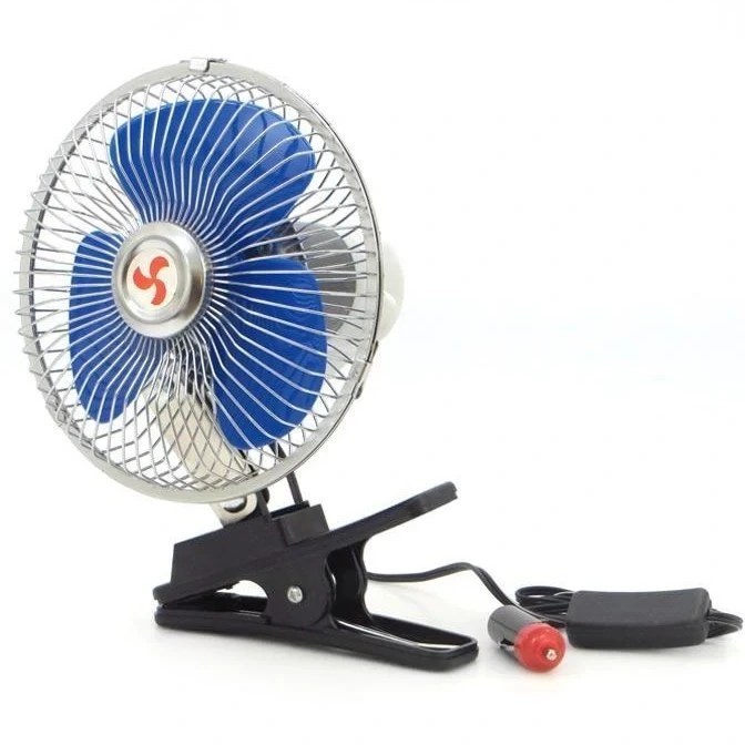 پنکه گیره دار خودرو Oscillating سایز 6 اینچ 12 ولت — تصویر ۲