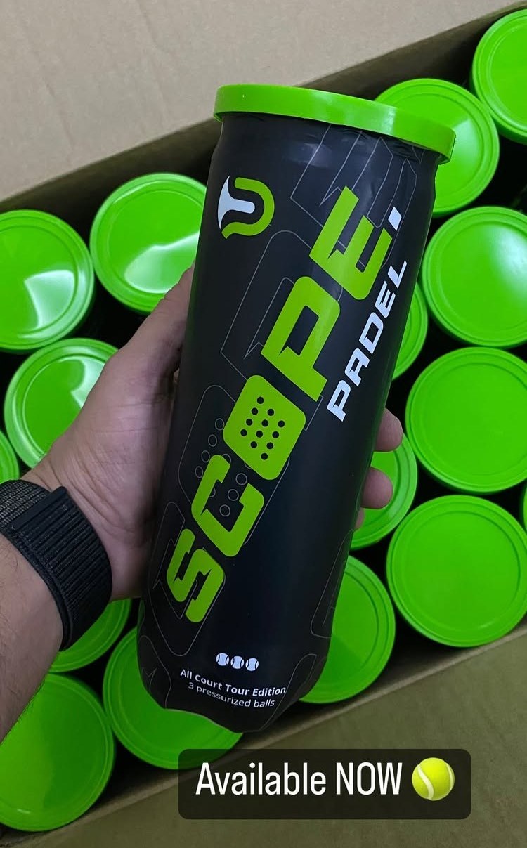توپ پدل 3 عددی scope padel اصلی تک و عمده — تصویر ۴