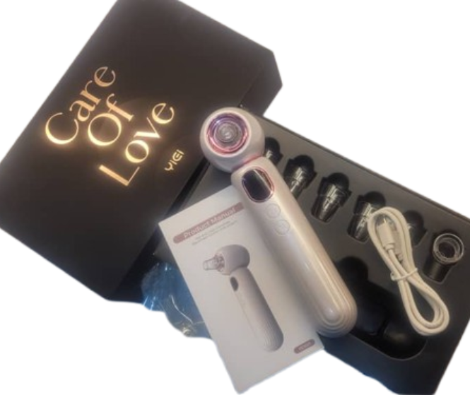 میکرودرم سالنی مکنده جوش سرسیاه مدل YE1021 با کمپرس گرم و سرد — تصویر ۴
