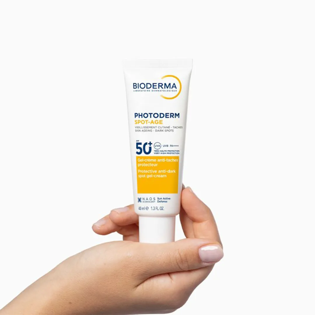 ژل کرم ضد آفتاب ضد لک و ضد چروک بایودرما PHOTODERM SPOT-AGE SPF50 حجم 40 میلی لیتری — تصویر ۴