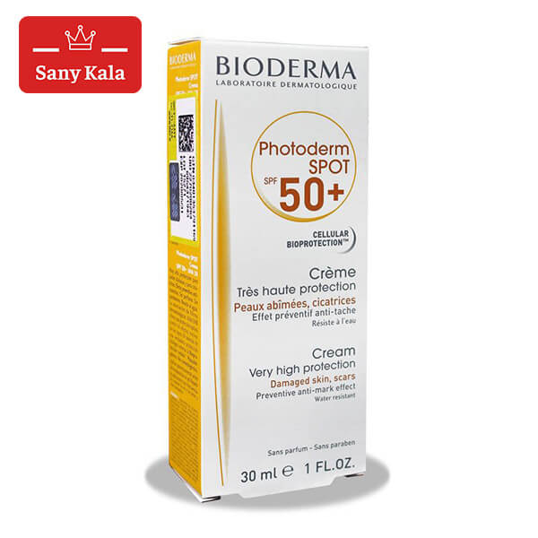 کرم ضد آفتاب ضد لک بایودرما Photoderm SPOT SPF50 حجم 150 میلی لیتری — تصویر ۴