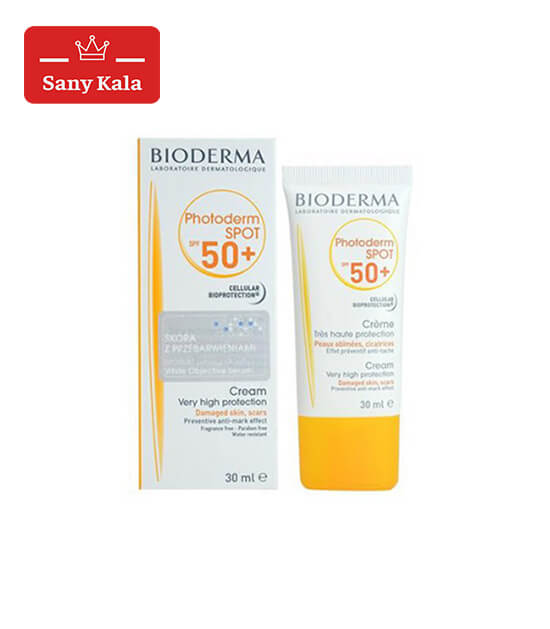 کرم ضد آفتاب ضد لک بایودرما Photoderm SPOT SPF50 حجم 150 میلی لیتری — تصویر ۳