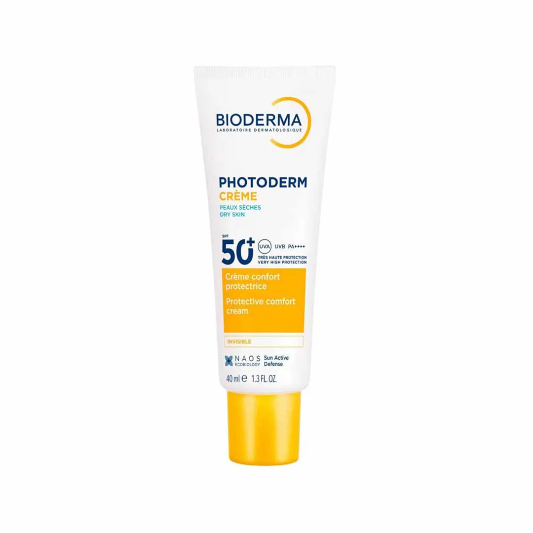 کرم ضد آفتاب بی رنگ بایودرما PHOTODERM CREME SPF50 حجم 40 میلی لیتری — تصویر ۲