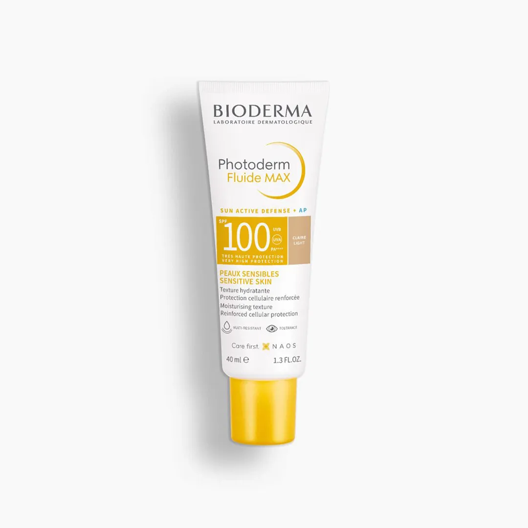 ضد آفتاب رنگی بایودرما Photoderm Fluide MAX SPF100 حجم 40 میلی لیتری — تصویر ۲