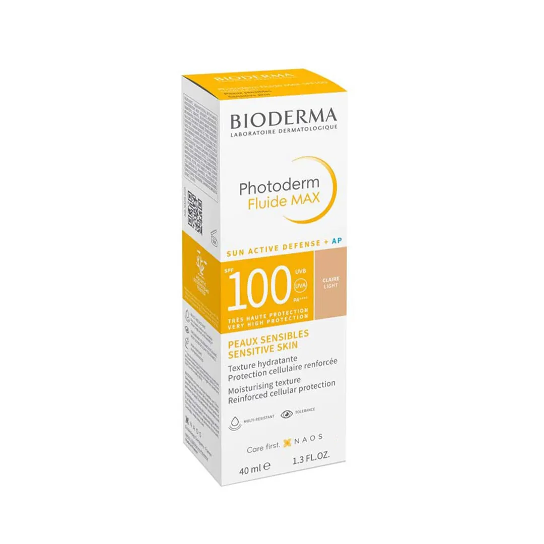 ضد آفتاب رنگی بایودرما Photoderm Fluide MAX SPF100 حجم 40 میلی لیتری — تصویر ۳