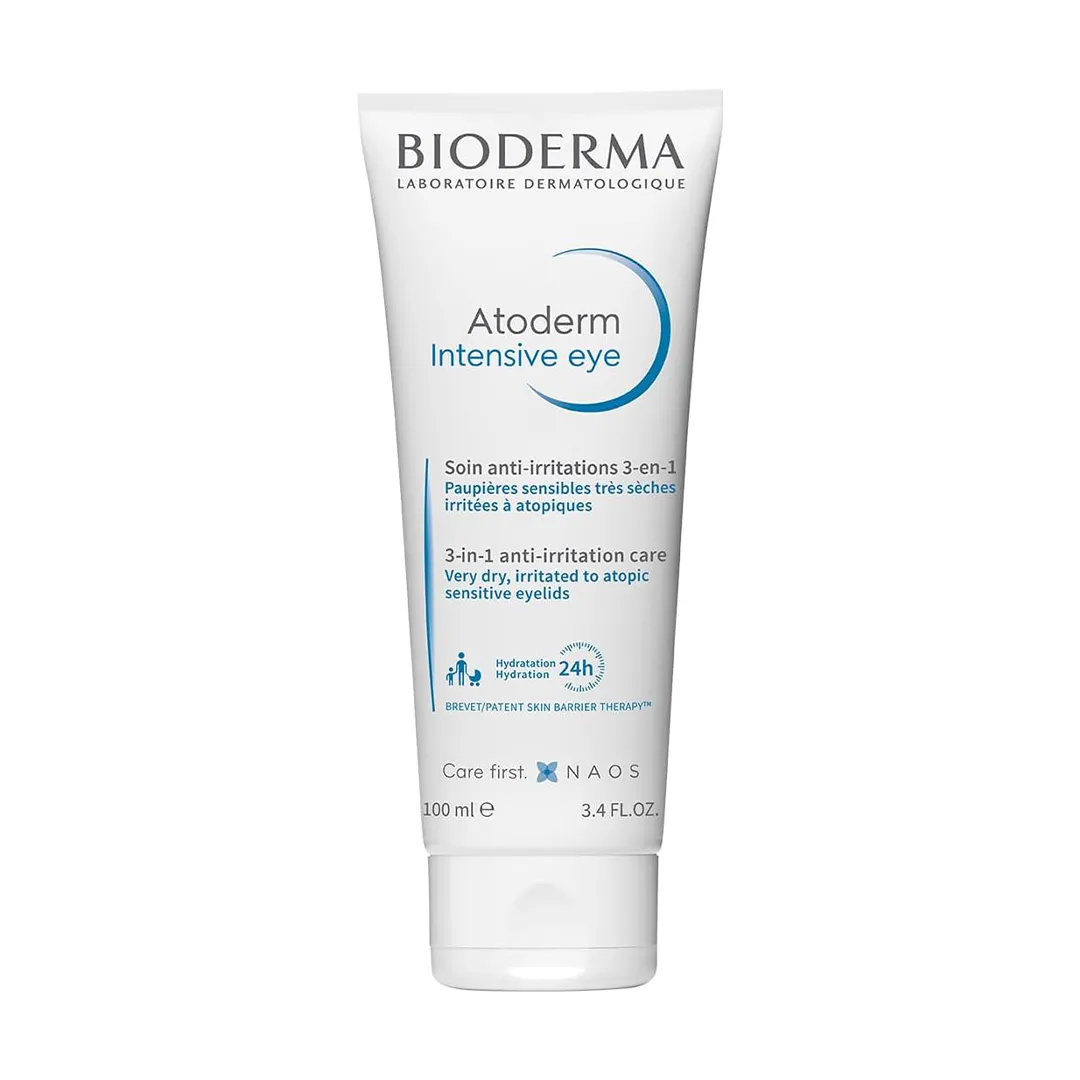 کرم ضد چروک دور چشم بایودرما Atoderm Intensive eye حجم 100 میلی لیتری — تصویر ۲