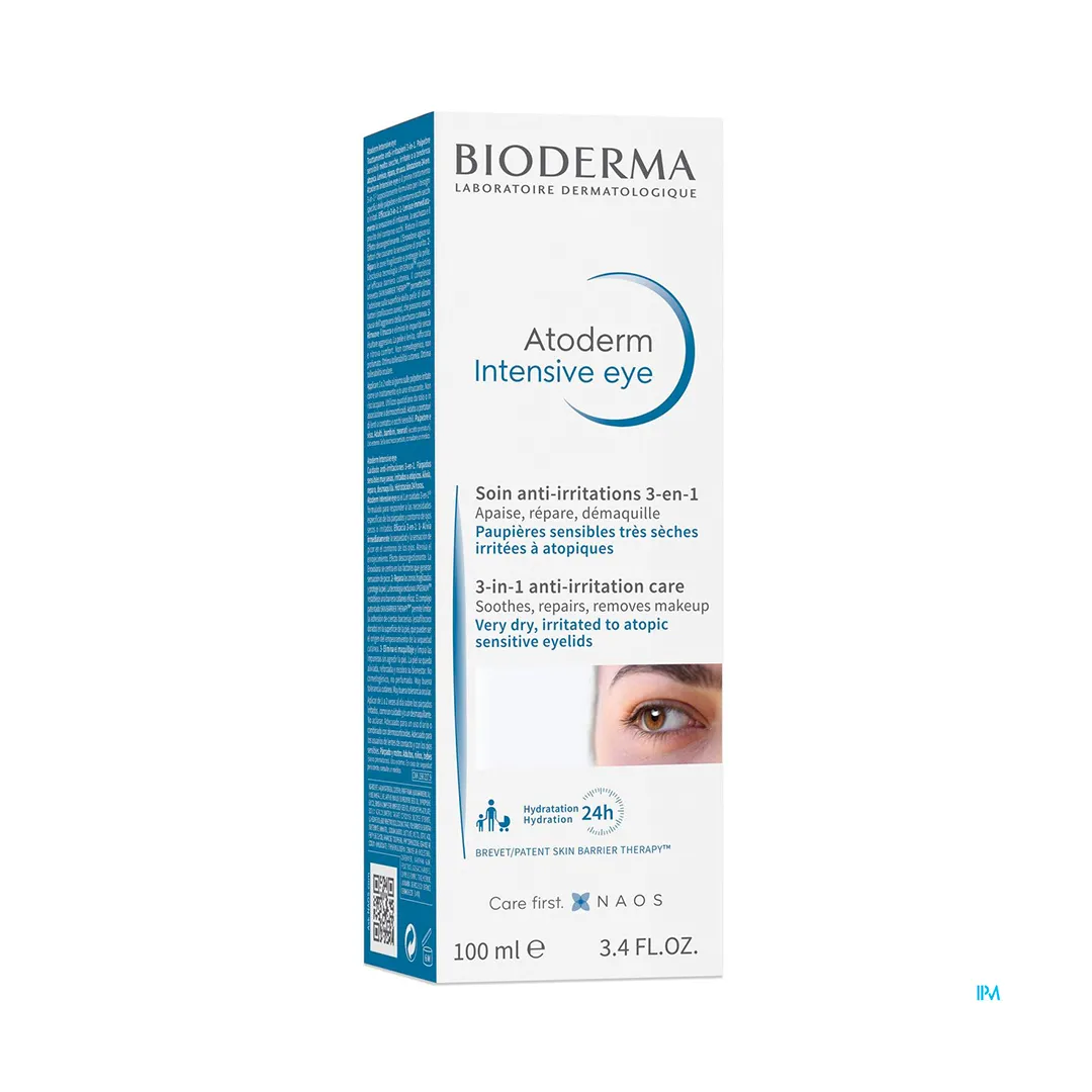 کرم ضد چروک دور چشم بایودرما Atoderm Intensive eye حجم 100 میلی لیتری — تصویر ۴