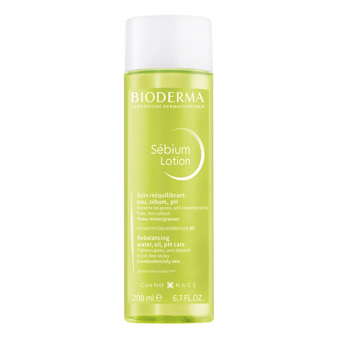 لوسیون تونر آبرسان بایودرما Sebium Lotion حجم 200 میلی لیتری — تصویر ۳