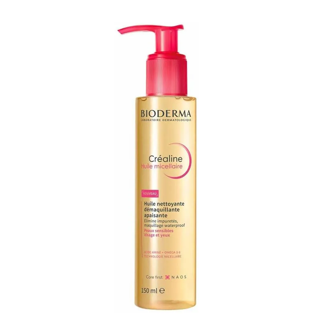 روغن میسلار بایودرما Crealine Huile micellaire حجم 150 میلی لیتری