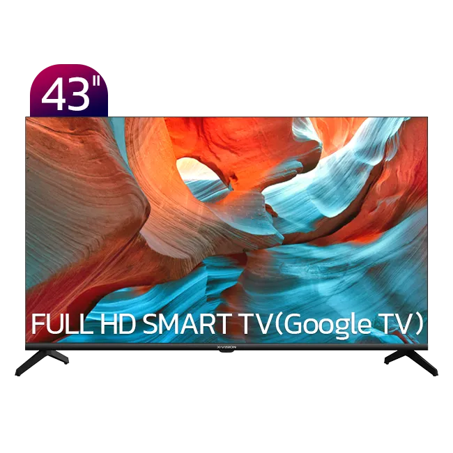 تلویزیون ایکس ویژن | مدل 43XC600 | سایز 43 اینچ | FULL HD | اندروید 14