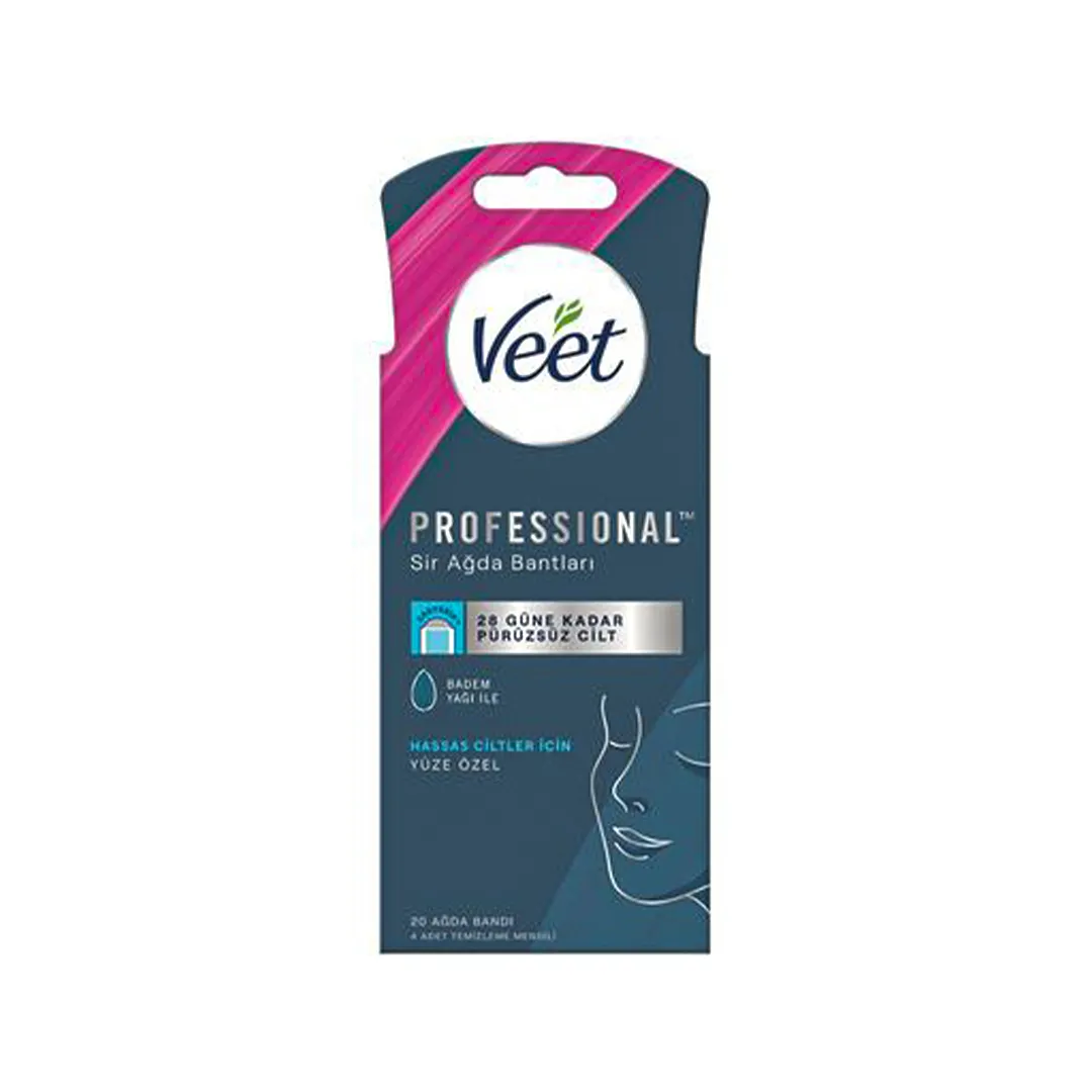 نوار اپیلاسیون صورت ویت PROFESSIONAL تعداد 20 عددی