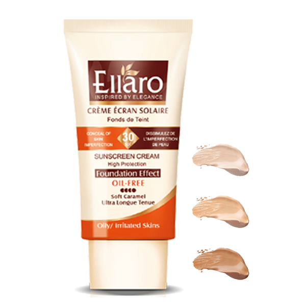 کرم ضدآفتاب رنگی فاقد چربی الارو spf 30 — تصویر ۲