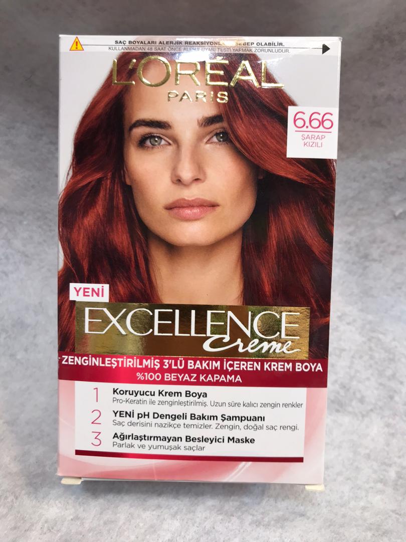 رنگ مو شماره 6.66 لورال Loreal