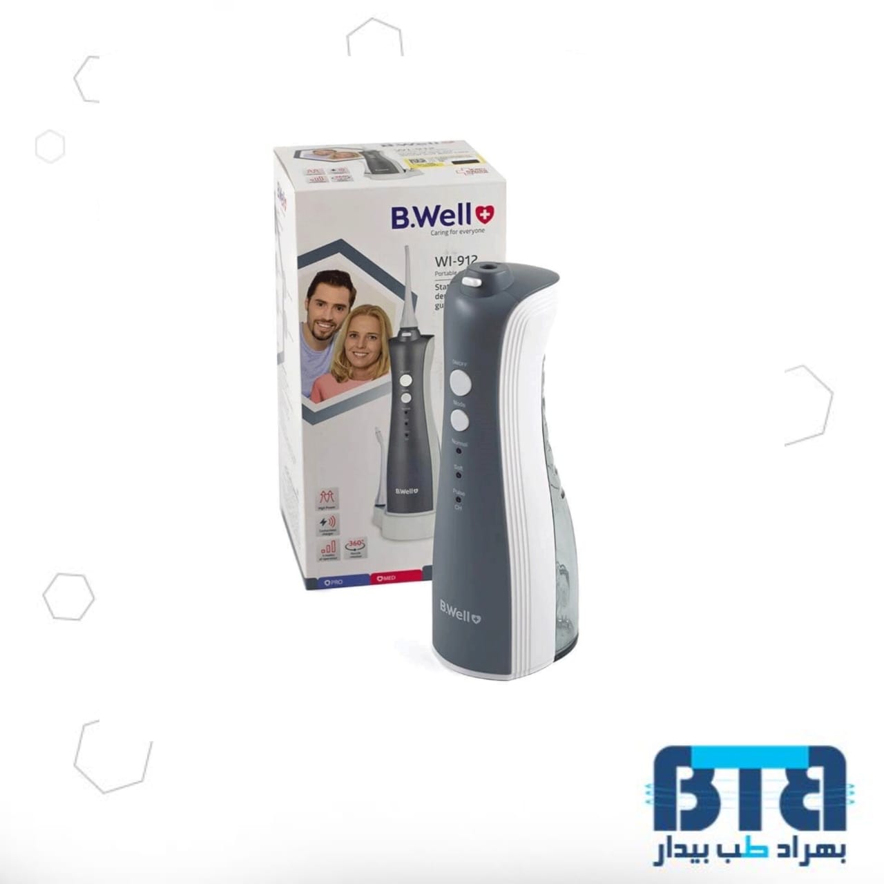 واتر جت دندان بی ول شارژی مدل Bwell WI-912