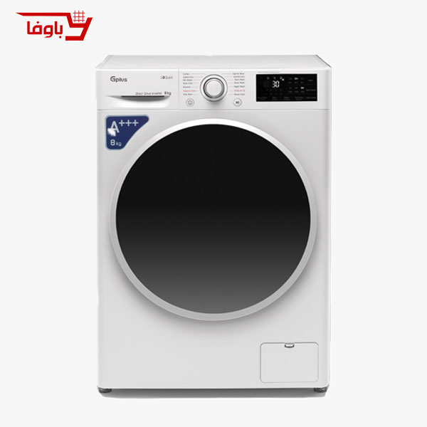 ماشین لباسشویی جی پلاس | 8 کیلویی | مدل R87 KTN | موتور دایرکت درایو