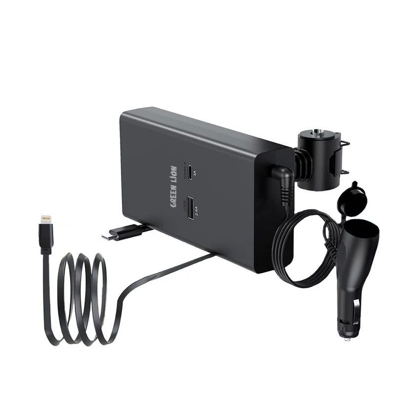 شارژر صندلی عقب ماشین گرین لاین Green Backseat Car Charger65W — تصویر ۸