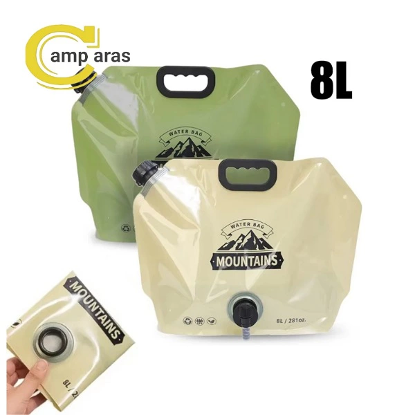 گالن آب تاشو 8 لیتر مونتاین WATER Bag شیردار