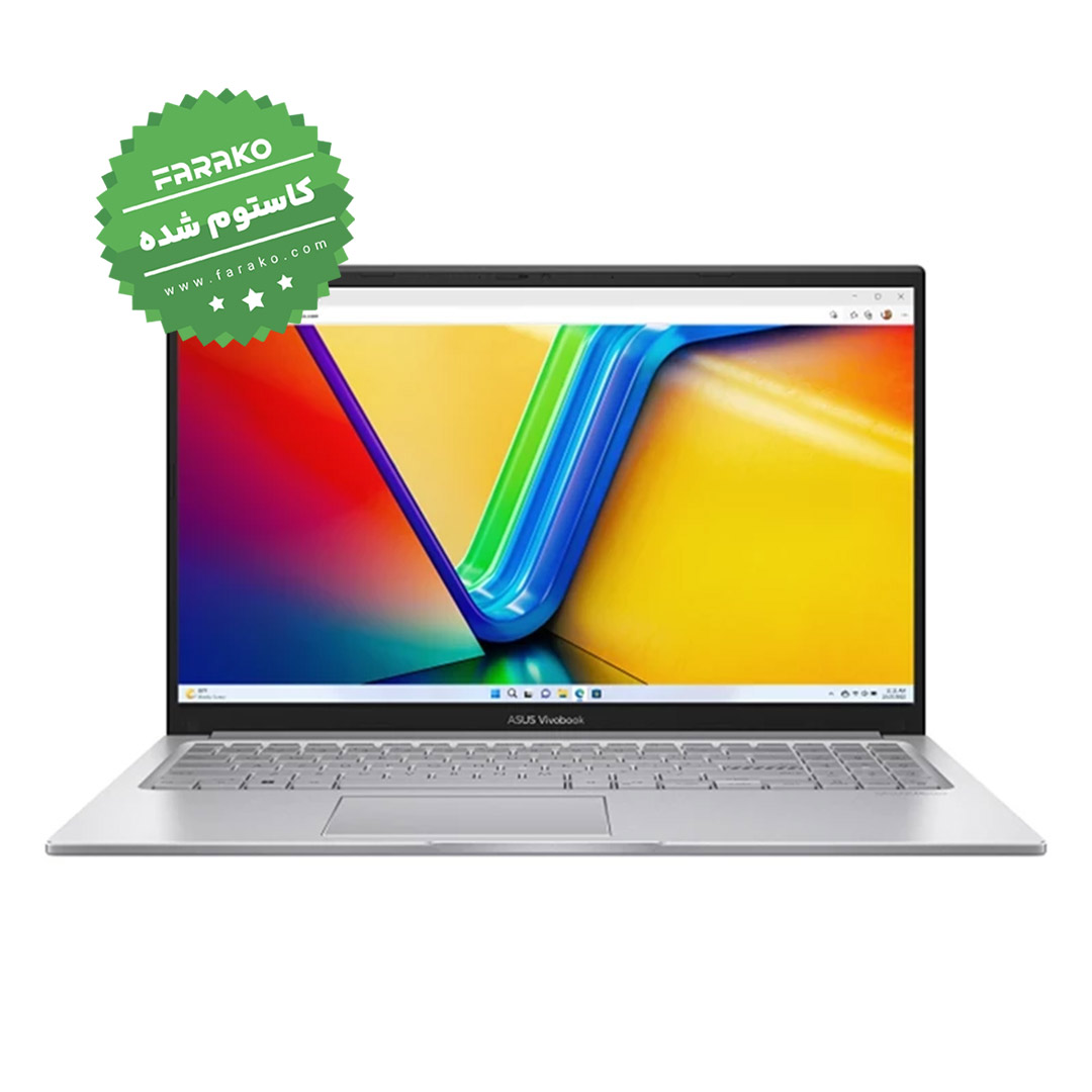 لپ تاپ ایسوس Vivobook F1504VA نمایشگر ۱۵٫۶ اینچی، پردازنده Core i3-1315U، گرافیک اینتل UHD، رم ۱6 گیگابایت، حافظه یک ترابایت SSD – کاستوم شده