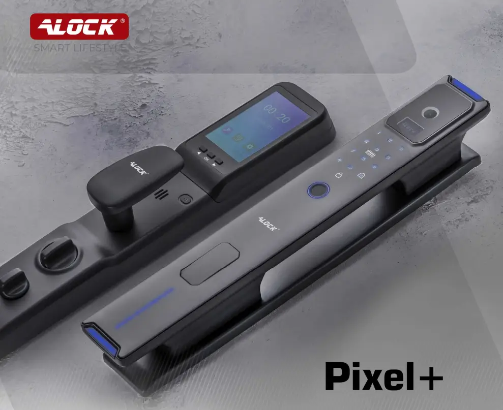 دستگیره هوشمند دوربین دار ALOCK مدل + Pixel — تصویر ۳