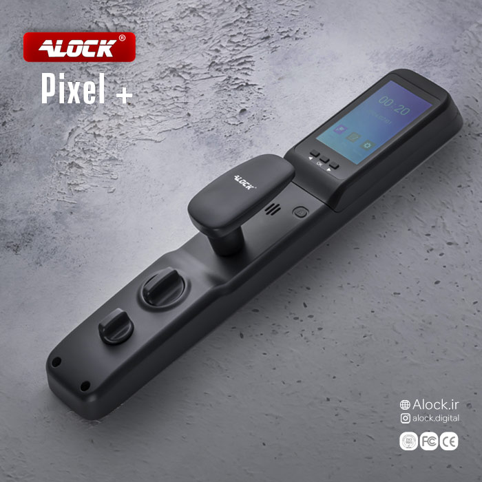 دستگیره هوشمند دوربین دار ALOCK مدل + Pixel — تصویر ۴