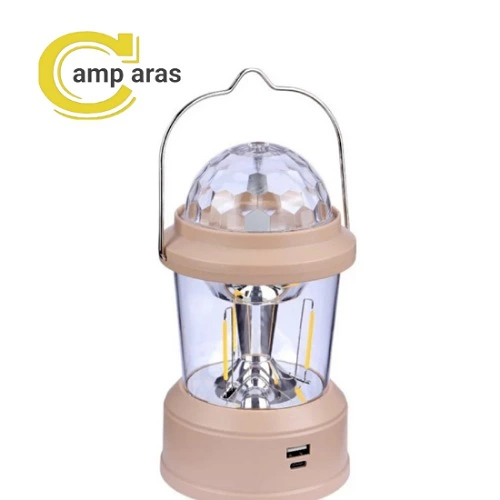 چراغ فانوسی شارژی رقص نوردار LF-3358 — تصویر ۴
