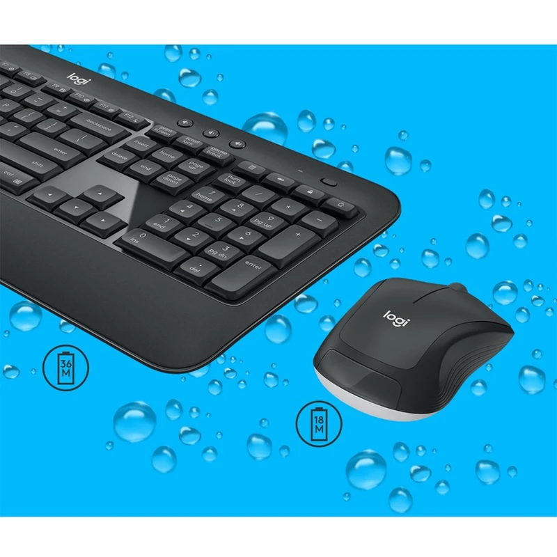 کیبورد بی سیم لاجیتک MK540 به همراه ماوس بی سیم — تصویر ۷
