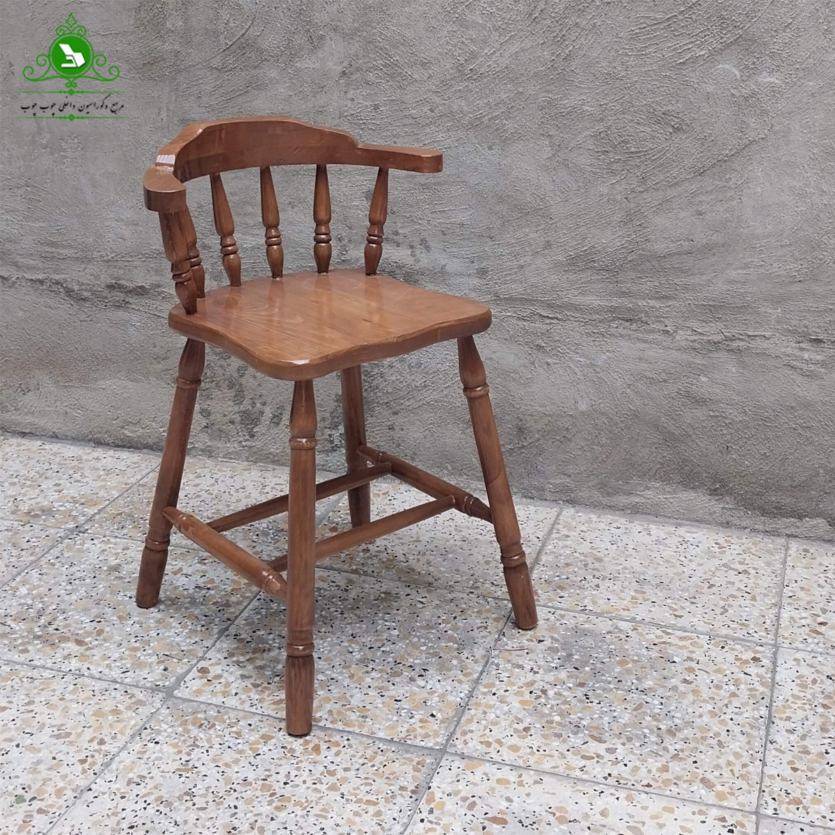 صندلی ناهارخوری چوبی مدل تگزاسی — تصویر ۳