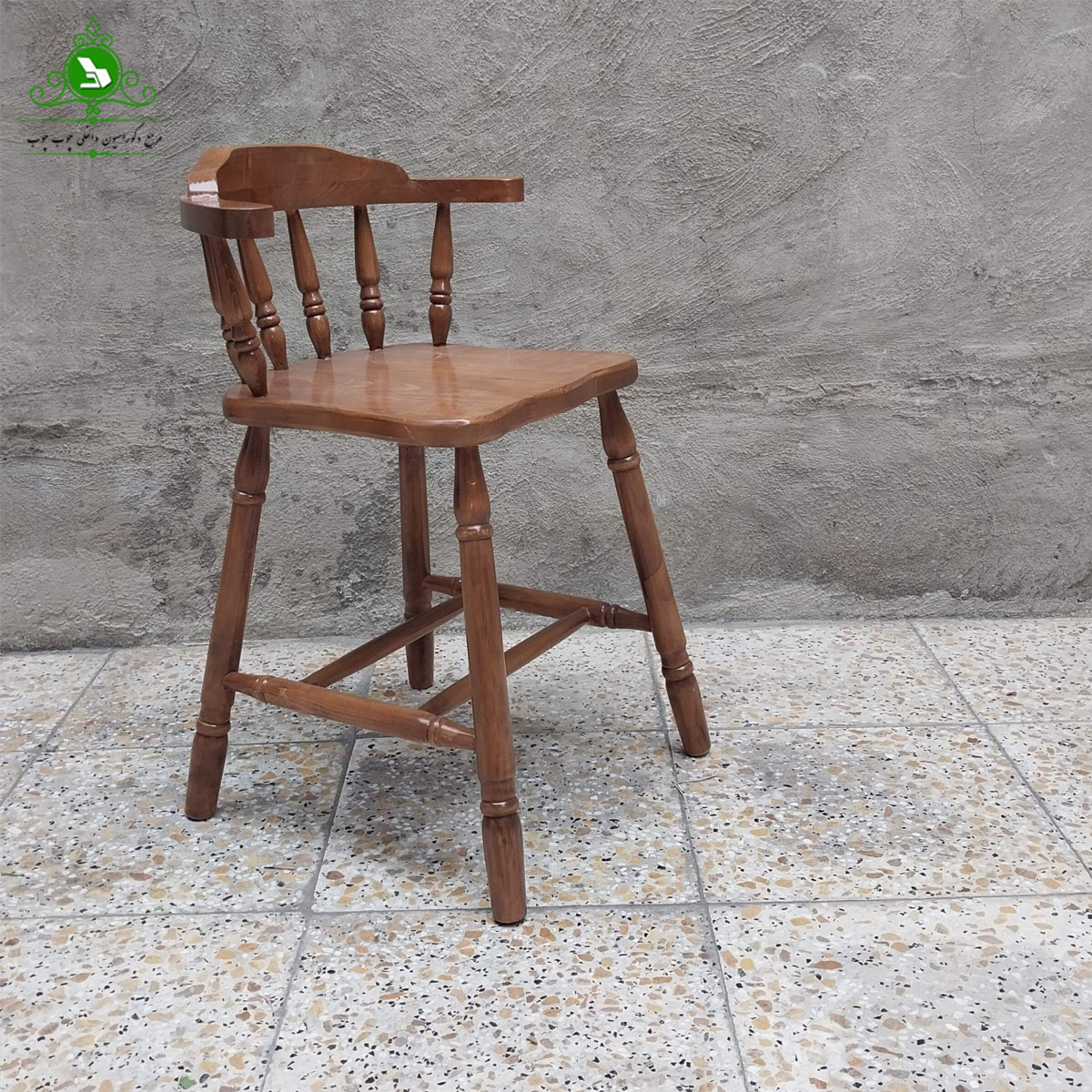 صندلی ناهارخوری چوبی مدل تگزاسی — تصویر ۴