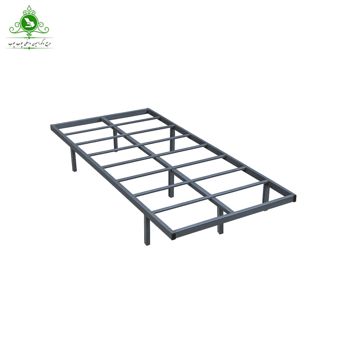 کفی تخت خواب یک نفره فلزی پایه پیچی — تصویر ۴