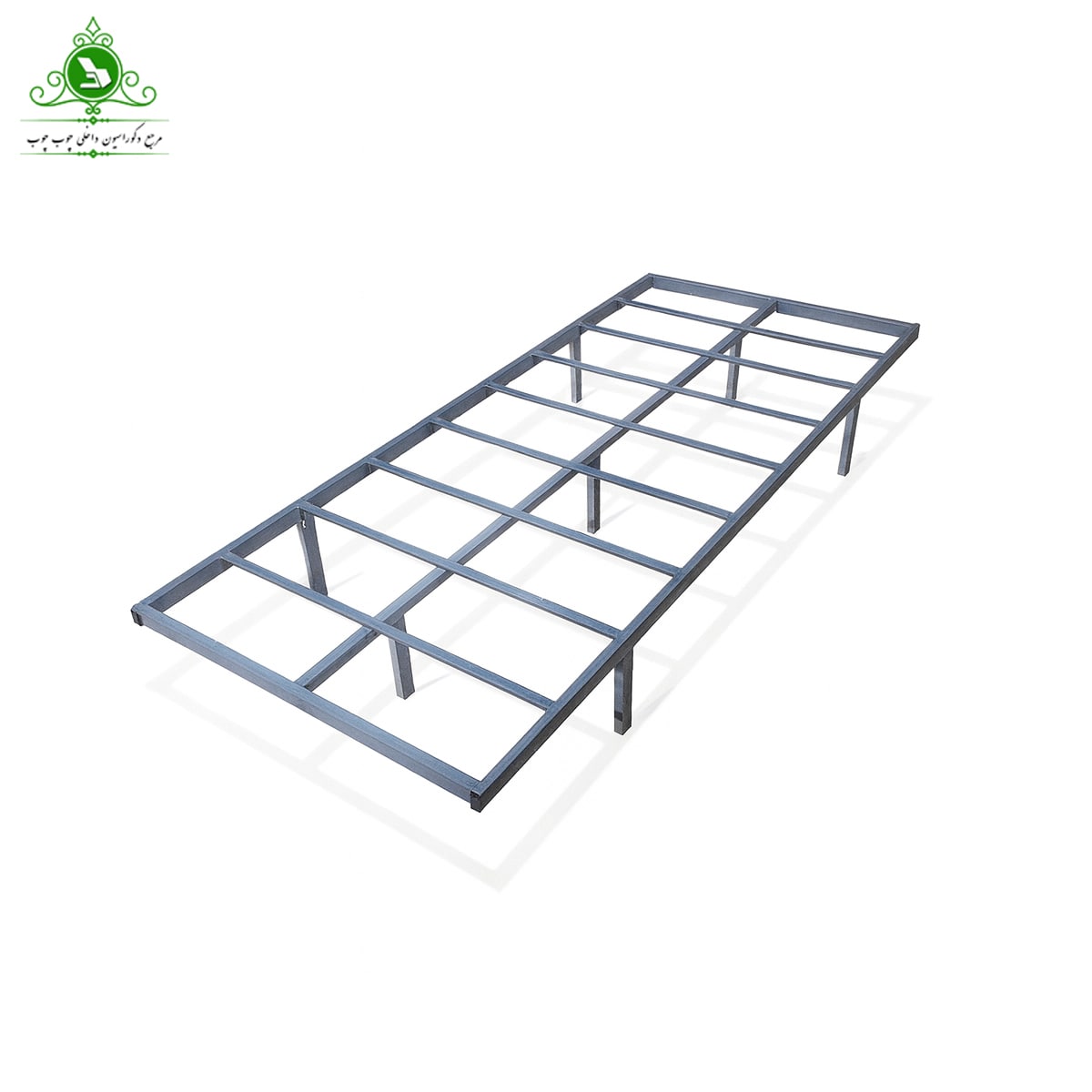 کفی تخت خواب یک نفره فلزی پایه پیچی