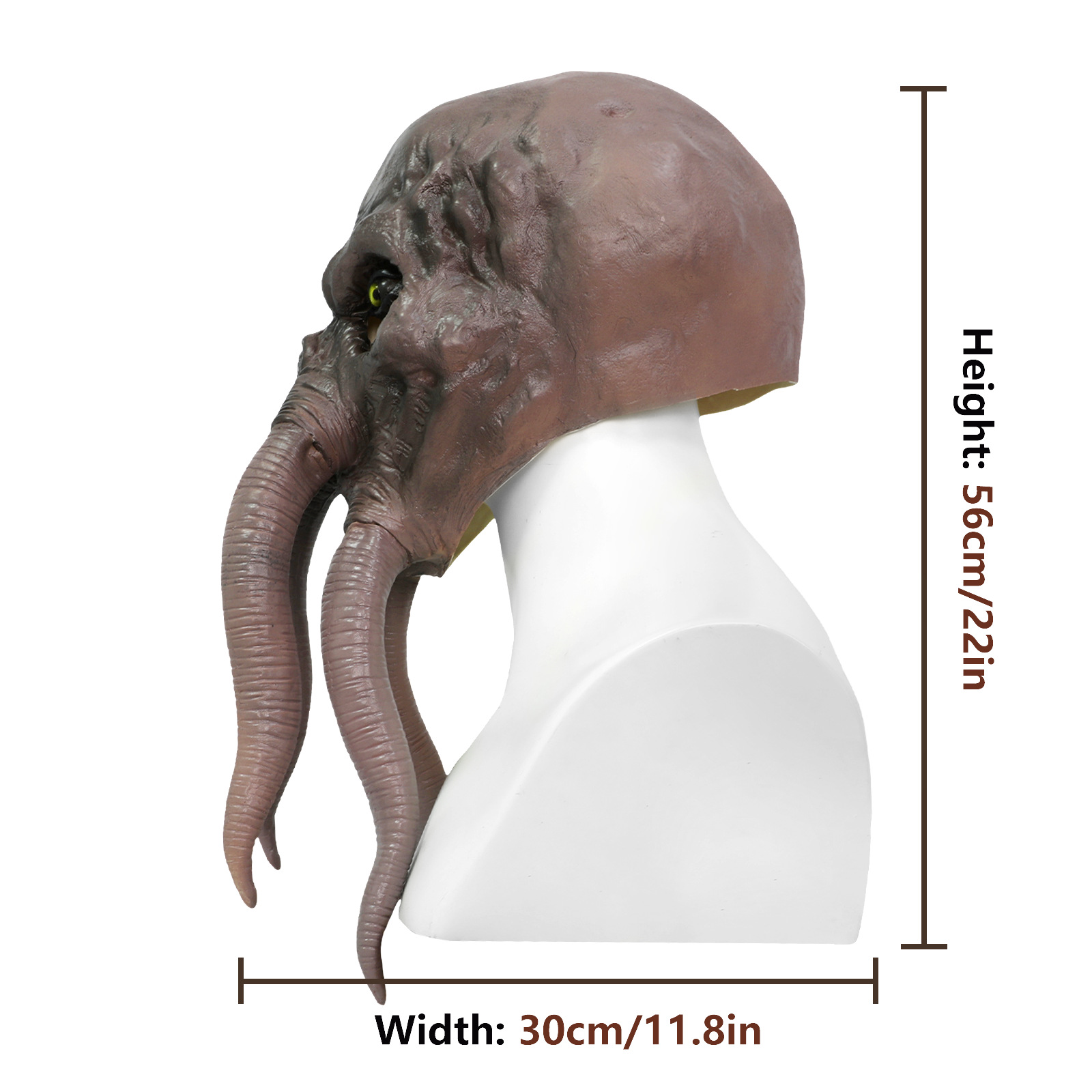 ماسک ترسناک هیولا mind flayer — تصویر ۵