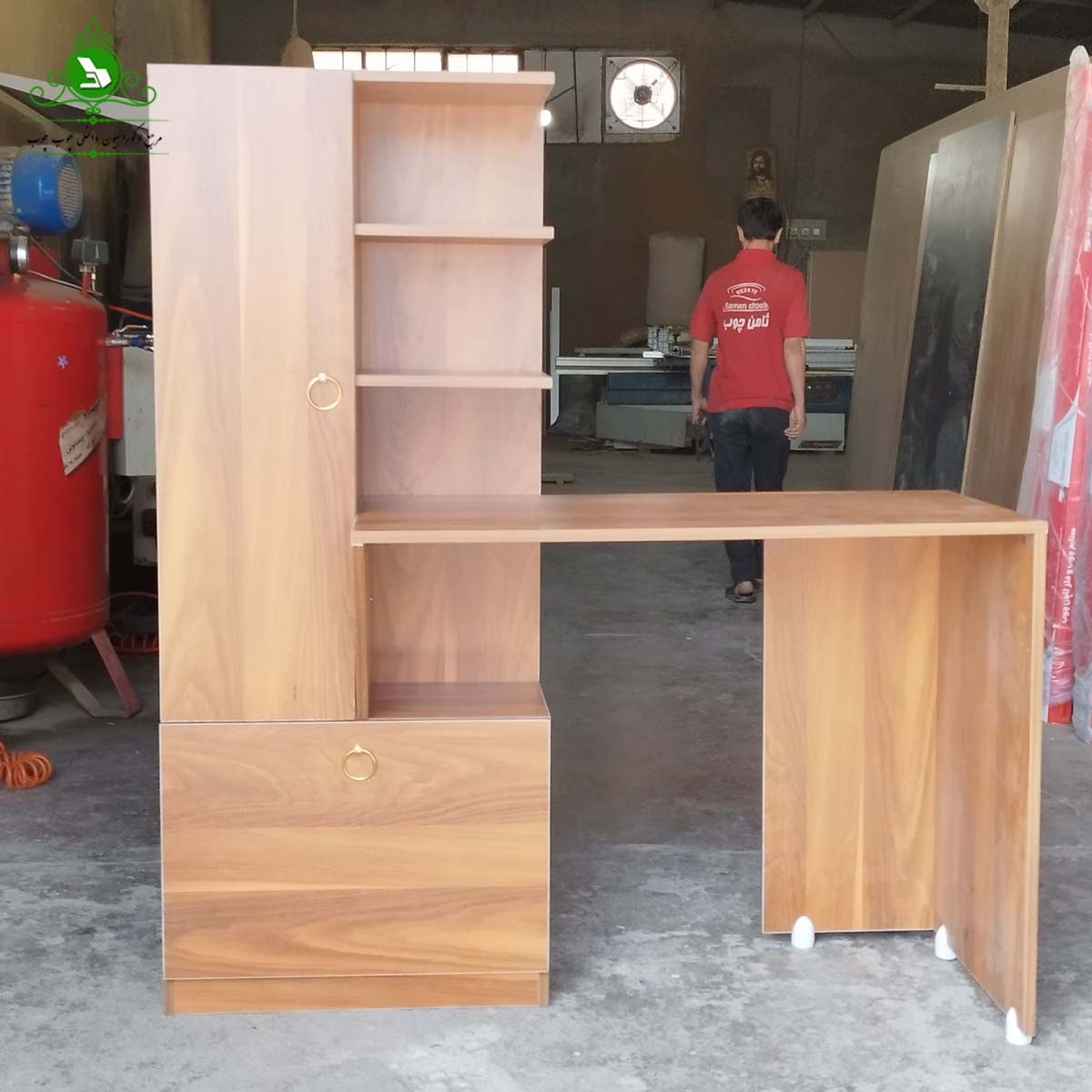 میز تحریر کتابخانه دار مدل S900 — تصویر ۳
