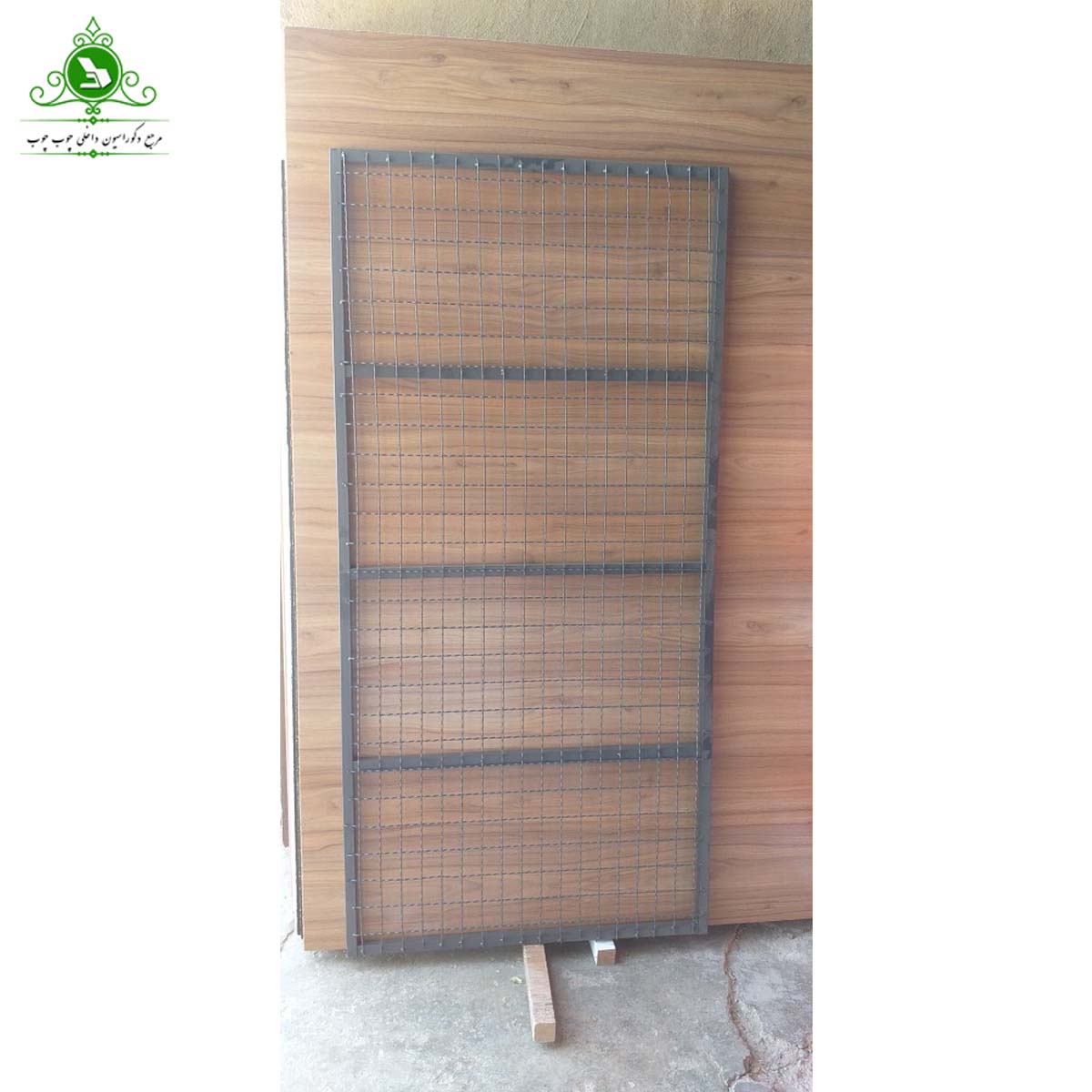 کفی تخت یک نفره فلزی فنسی