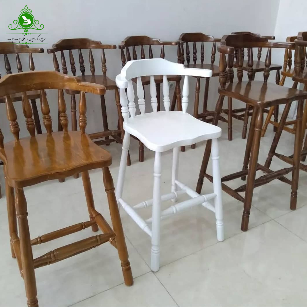 صندلی اپن چوبی مدل تگزاسی — تصویر ۵