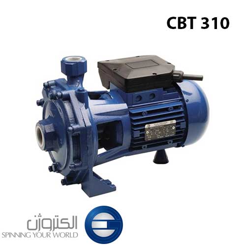 پمپ آب الکتروژن سه اسب دو پروانه سه فاز مدل cbt310 — تصویر ۲