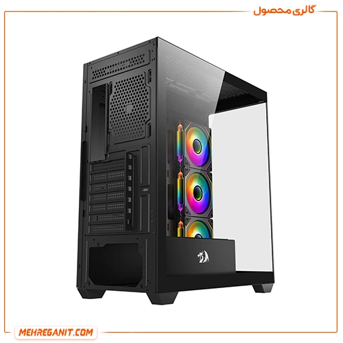 کیس گیمینگ ردراگون مدل Redragon Deflect CA-609B — تصویر ۴