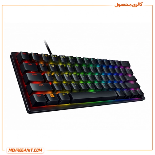 کیبورد گیمینگ ریزر مدل (Huntsman mini (Purple Switch — تصویر ۴