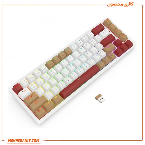کیبورد گیمینگ ردراگون مدل Rammus K677 WLR Pro — تصویر ۳