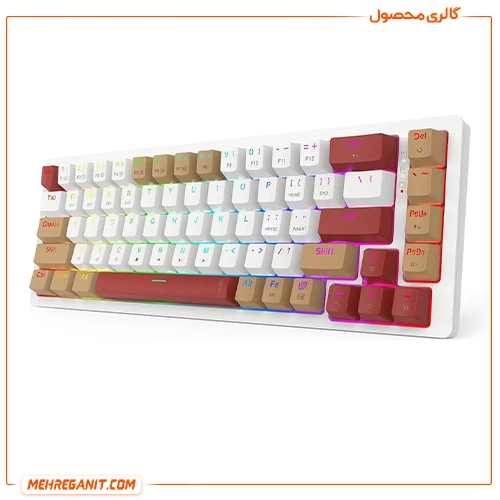 کیبورد گیمینگ ردراگون مدل Rammus K677 WLR Pro — تصویر ۴