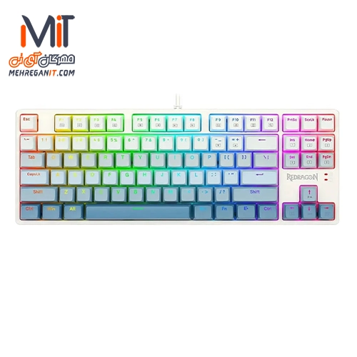 کیبورد گیمینگ ردراگون مدل CASS K645 W-GB RGB