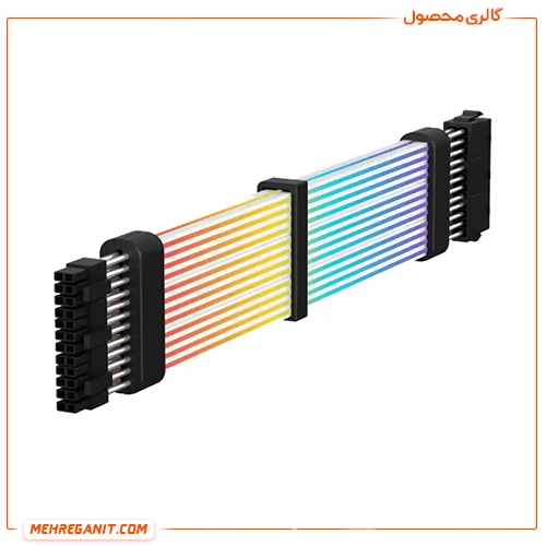 کابل اسلیو گیم مکس VGA 3x8pin مشکی — تصویر ۳