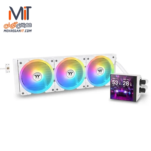 خنک کننده مایع پردازنده ترمالتیک مدل MAGFloe 360 Ultra ARGB Sync AIO سفید