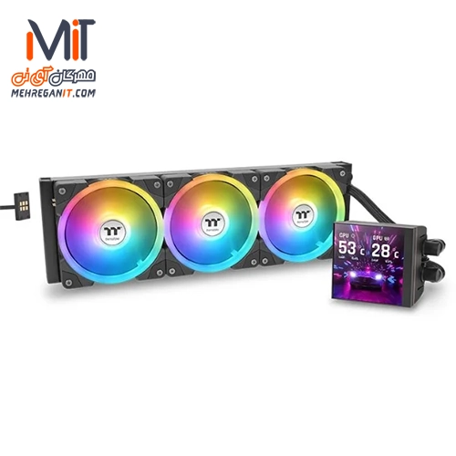 خنک کننده مایع پردازنده ترمالتیک مدل MAGFloe 360 Ultra ARGB Sync AIO مشکی