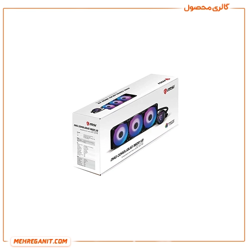 خنک کننده مایع پردازنده ام اس آی مدل MAG CORELIQUID 360R V2 مشکی — تصویر ۶