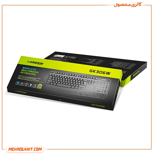 کیبورد بی سیم گرین مدل GK 306W — تصویر ۵